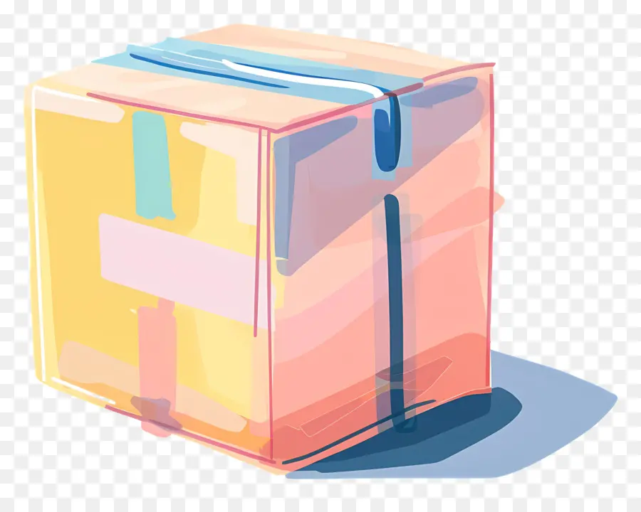 Caixa De Transporte，Cardboard Box PNG