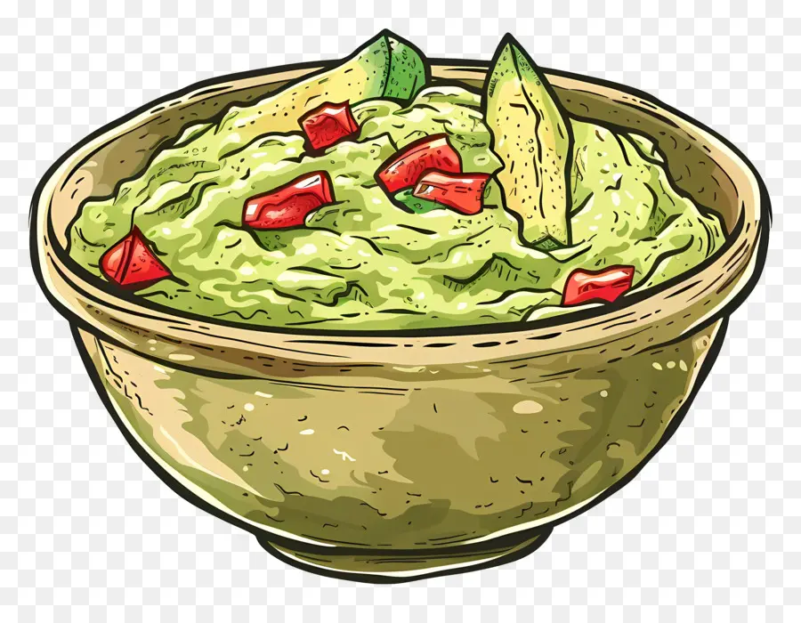 Guacamole，Abacate PNG