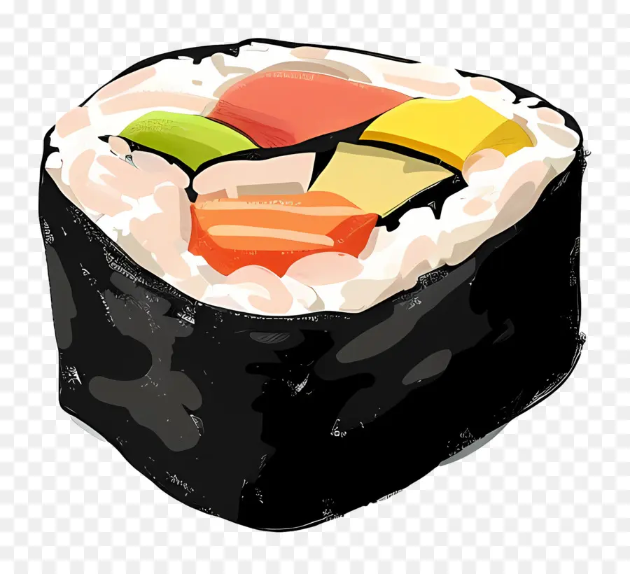 Sushi，Rolo De Sushi PNG