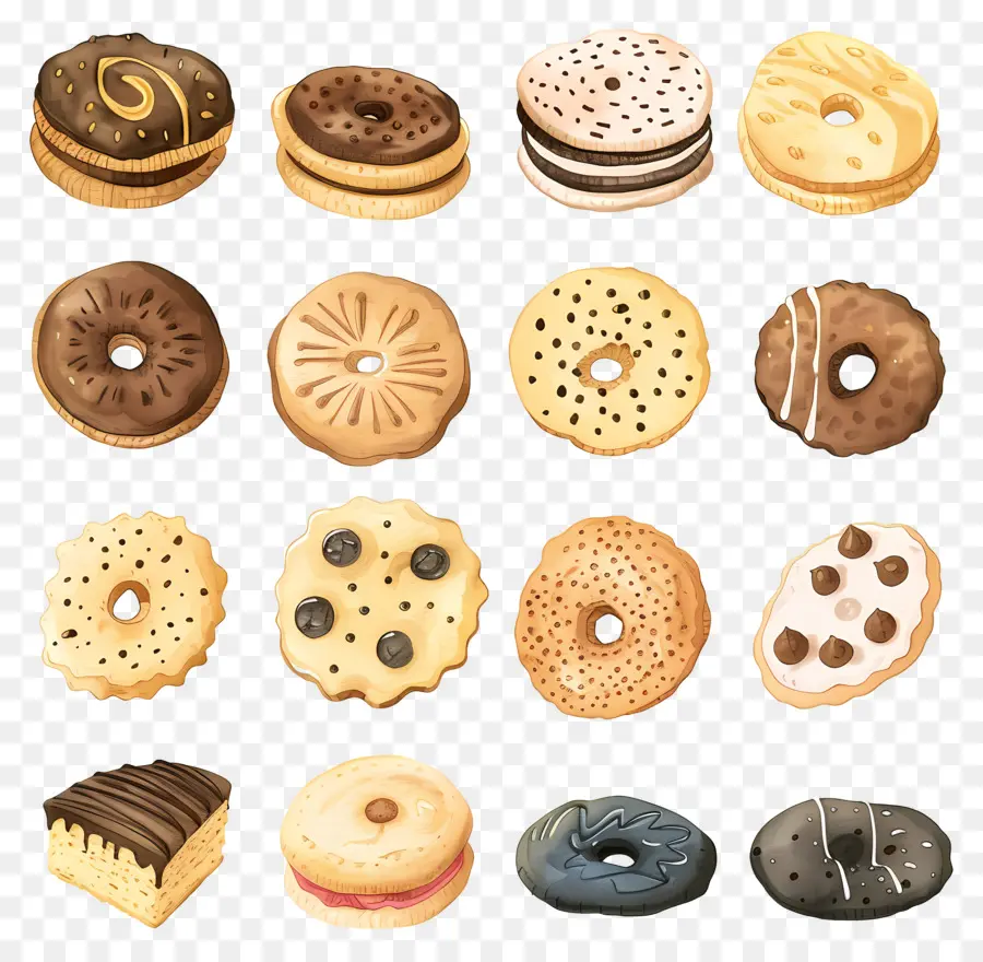 Cookies，Pastelaria PNG