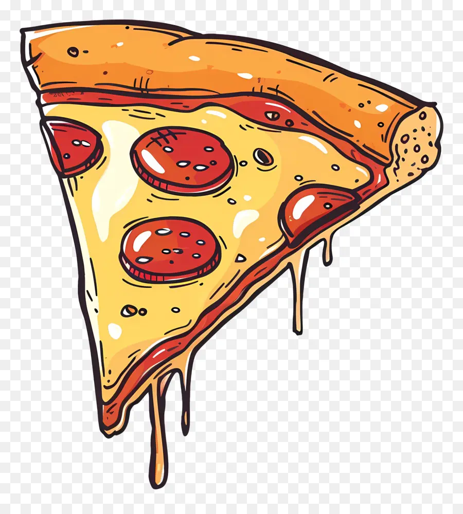 Pizza Slice，Pizza De Pepperoni PNG