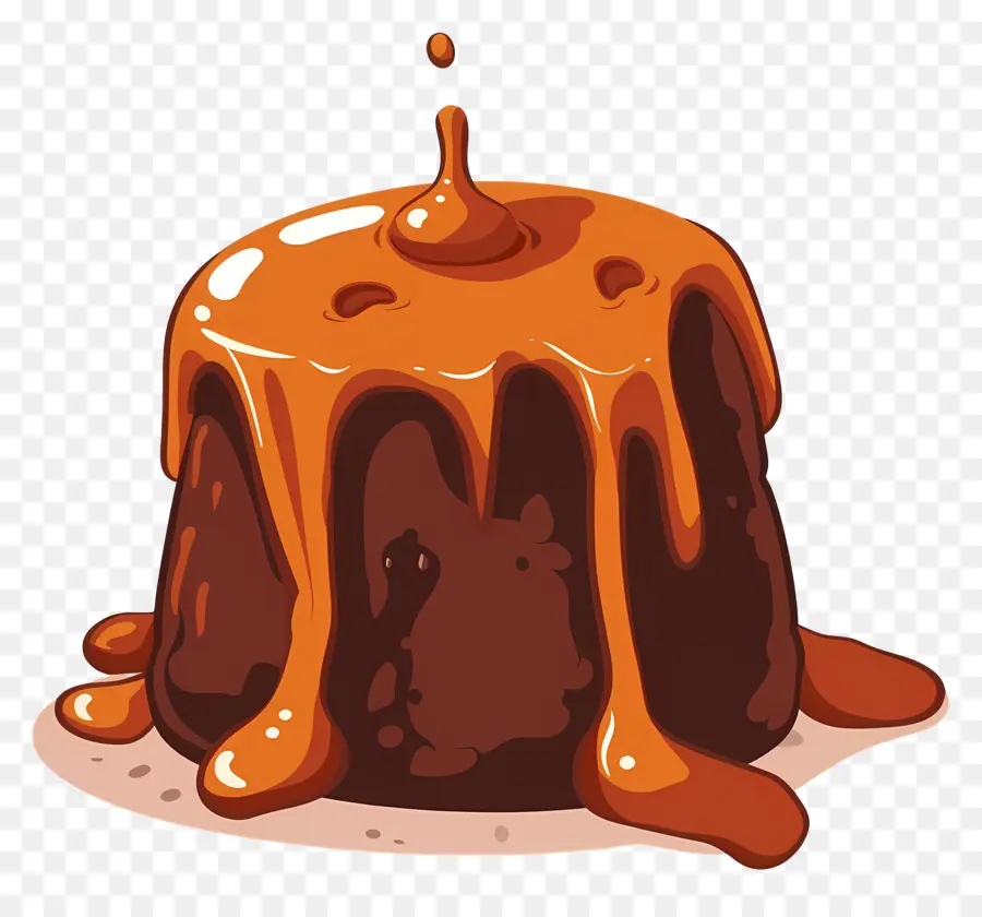 Bolo De Lava Derretido，Bolo De Chocolate PNG