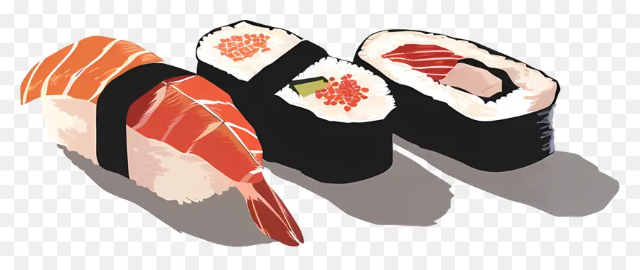 Sushi，Salmão PNG