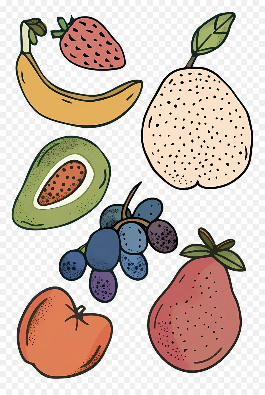 Fruits，Uvas PNG