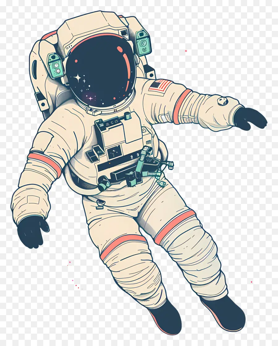 Astronauta No Espaço，Astronauta PNG