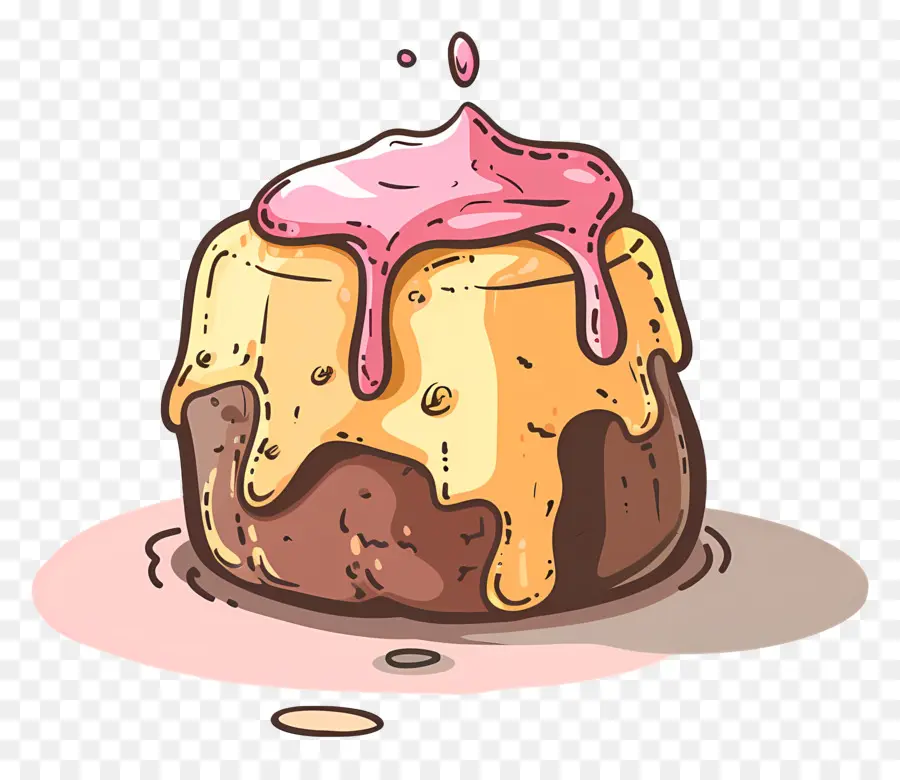 Bolo De Lava Derretido，Bolo De Chocolate PNG