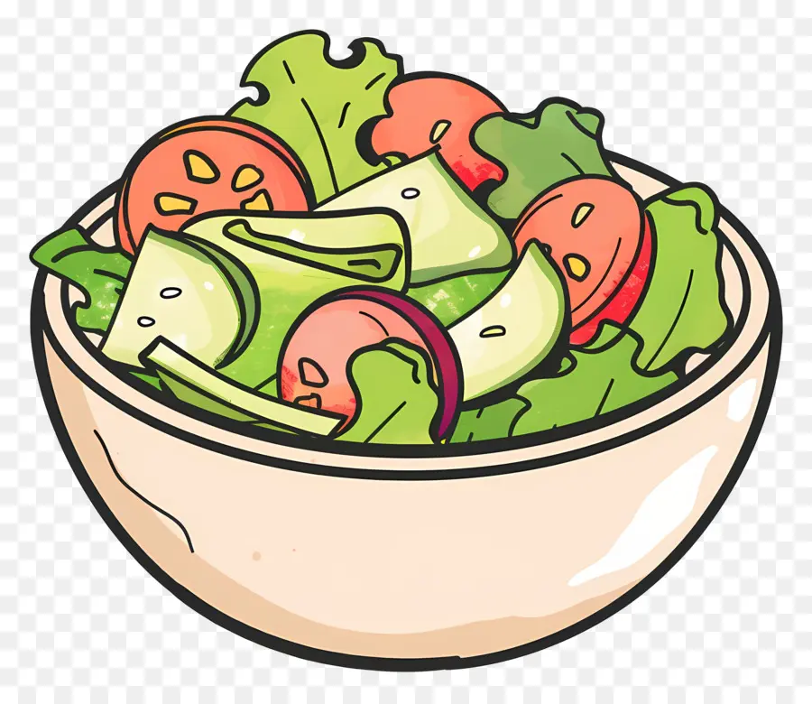 Tigela De Salada，Salada PNG