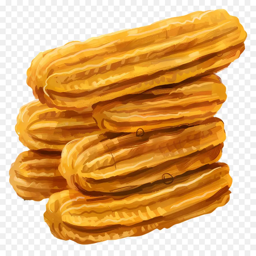 Churros，Batatas Fritas PNG