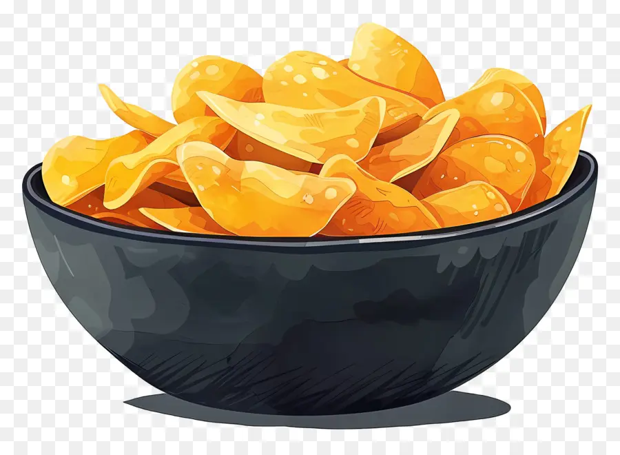 Tigela De Fichas，Batata Chips PNG