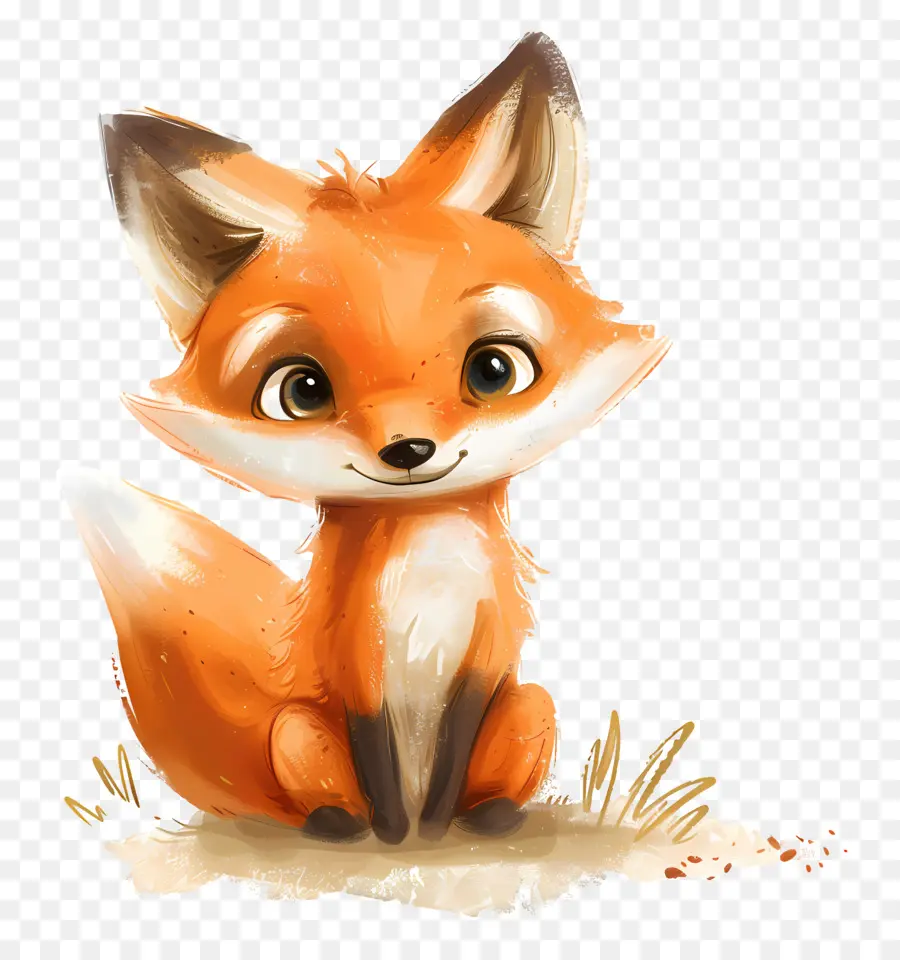 Fox Fofa De Bebê，Desenho Animado Da Fox PNG