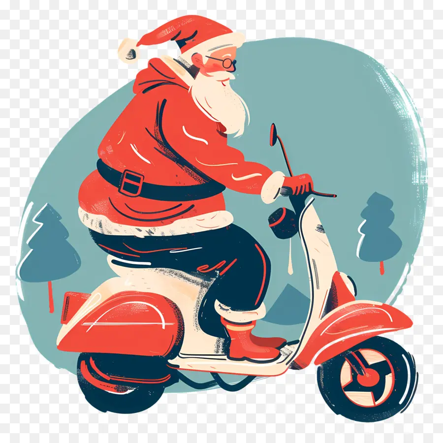 Scooter De Papai Noel，Papai Noel PNG