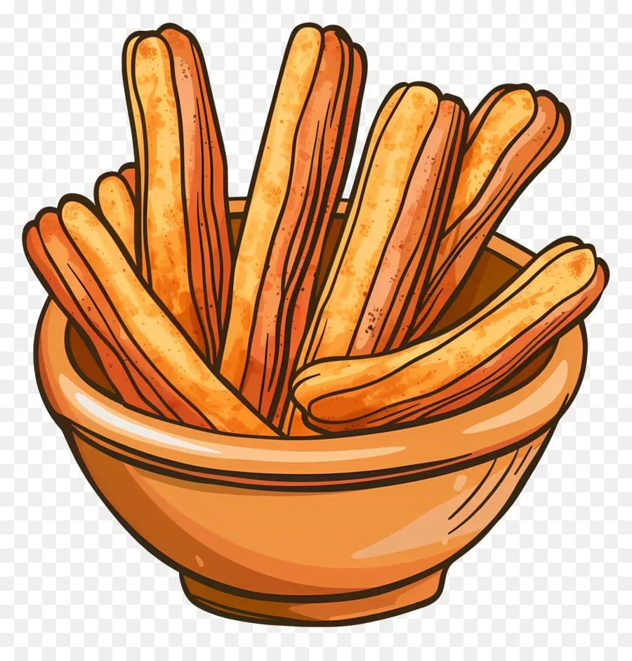 Churros，Batatas Fritas PNG