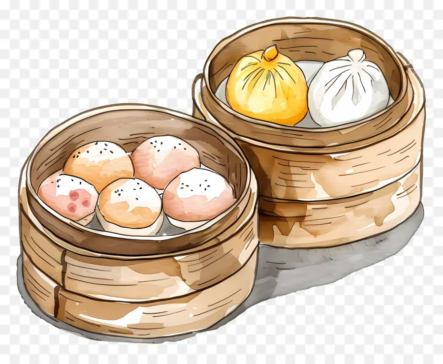 Dim Sum，Bolinhos PNG