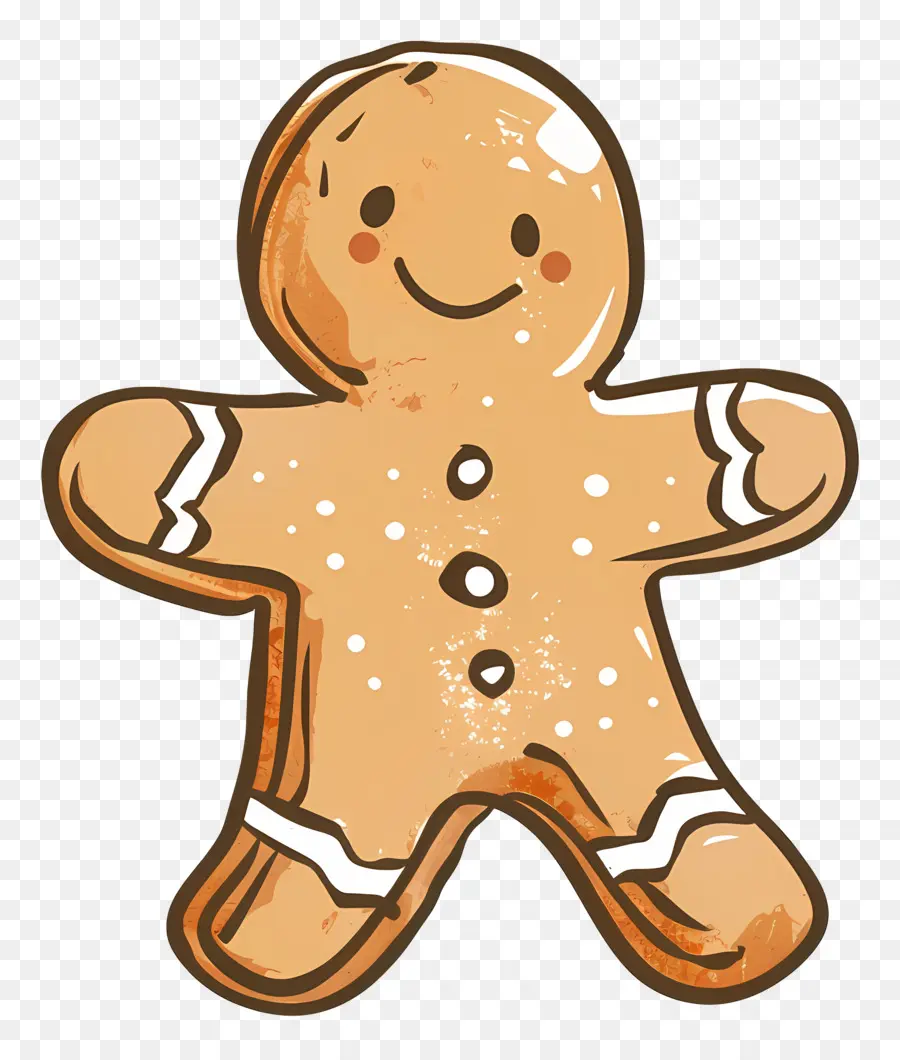 Homem De Gengibre，Cookie PNG