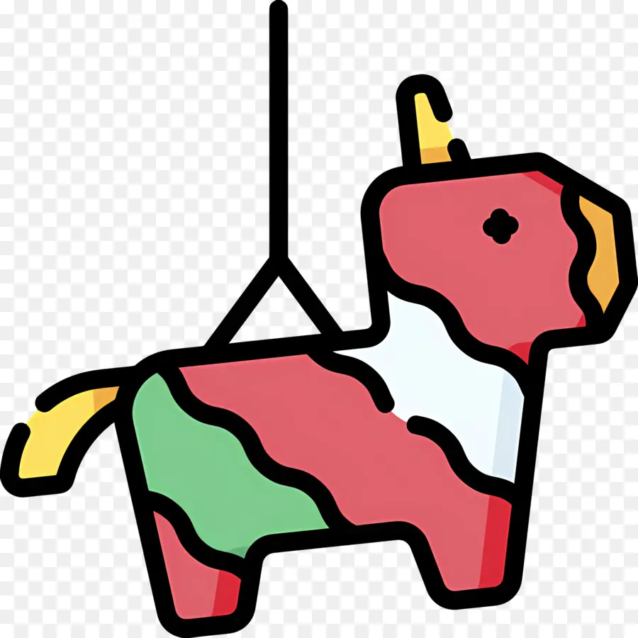 Pinata，Unicórnio Bolo PNG