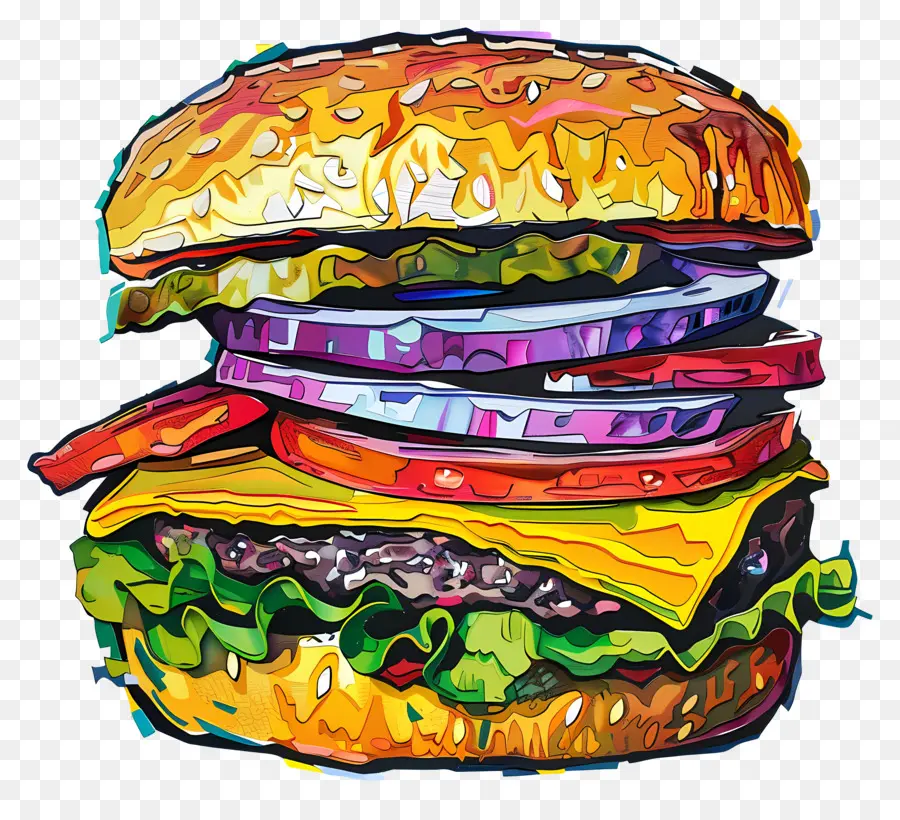 Hamburger，Resumo PNG