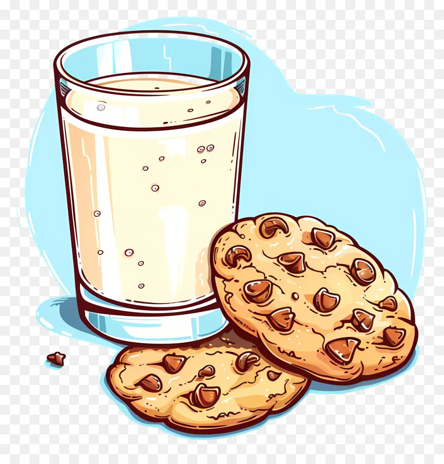 Biscoitos E Leite，Leite E Cookies PNG