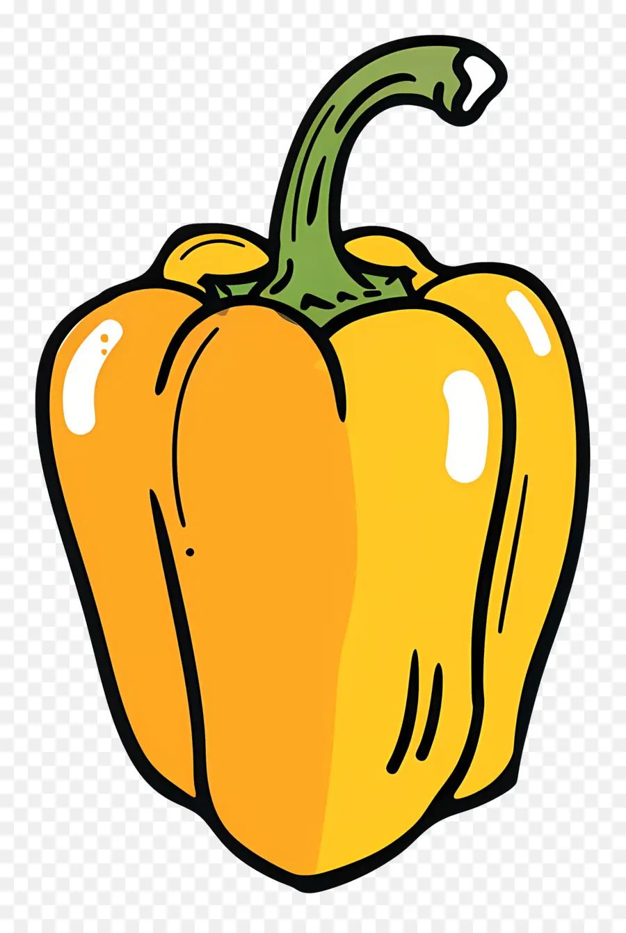 Pimentão，Pimento Amarelo PNG