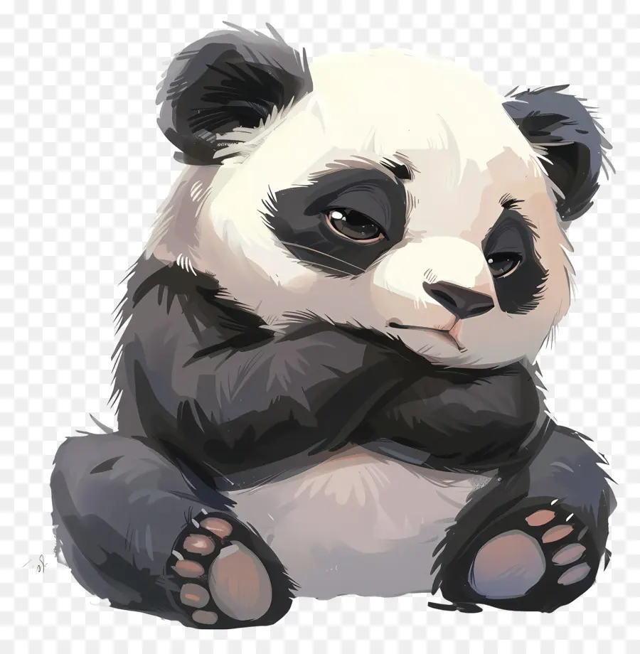 Panda Bonito，Dos Desenhos Animados Do Panda PNG