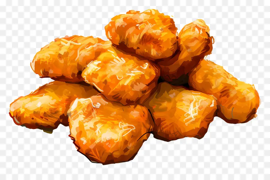 Nuggets，Nuggets De Frango Frito PNG