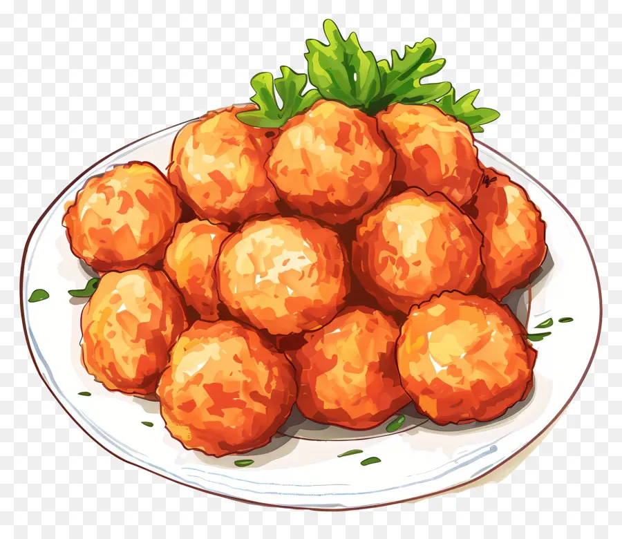 Frango Bolas，Fried Potatoes PNG