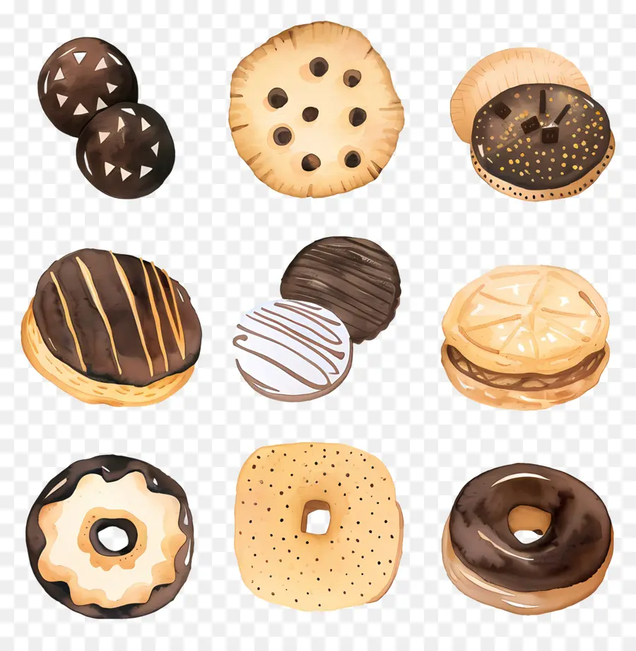 Cookies，Chocolate Chip Cookies PNG