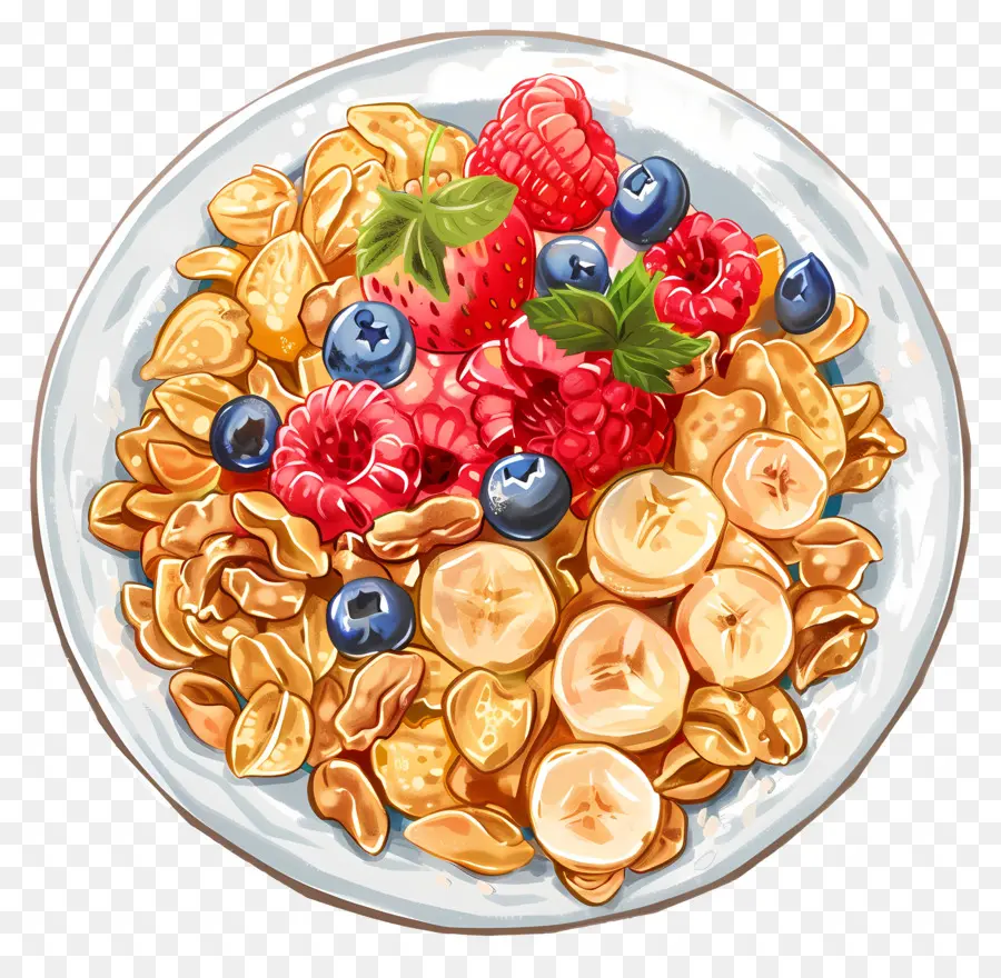 Placa De Cereal，De Cereais PNG