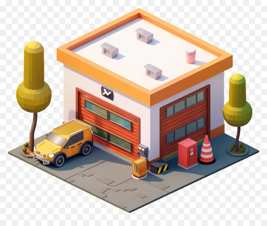 Garagem 3d，Carro PNG