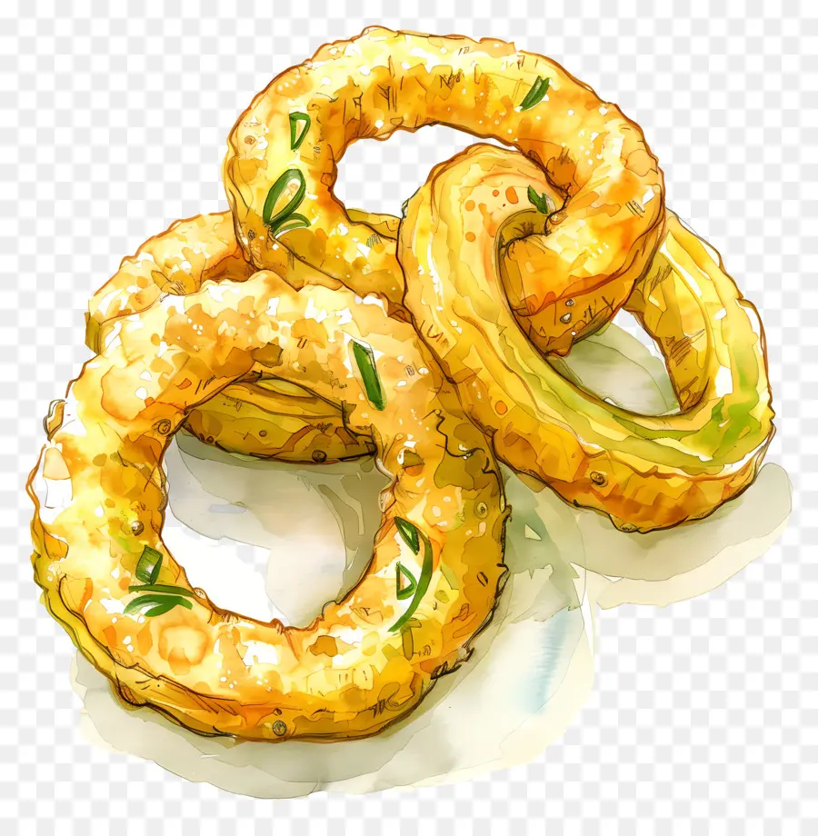 Anéis De Cebola，Anéis De Cebola Fritos PNG