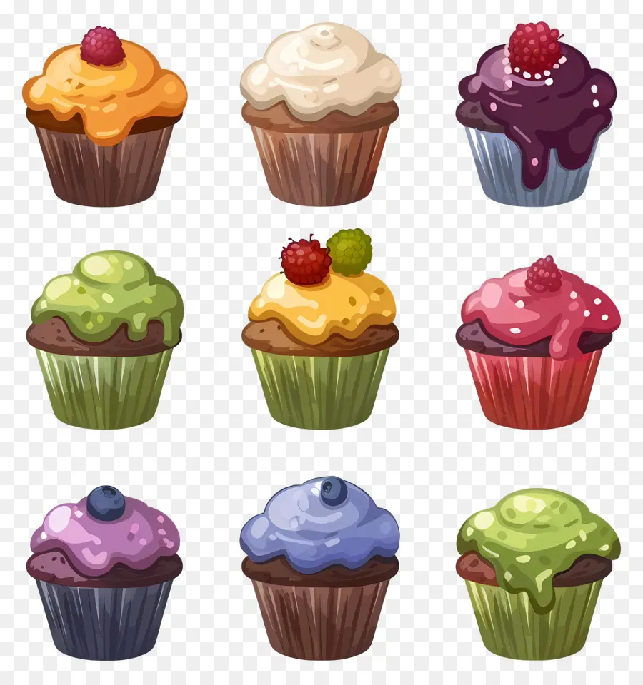 Queques，Cupcakes PNG