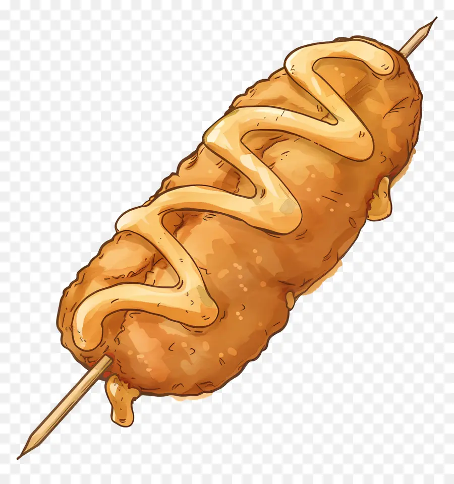 Corndog，Hamburger Stick PNG