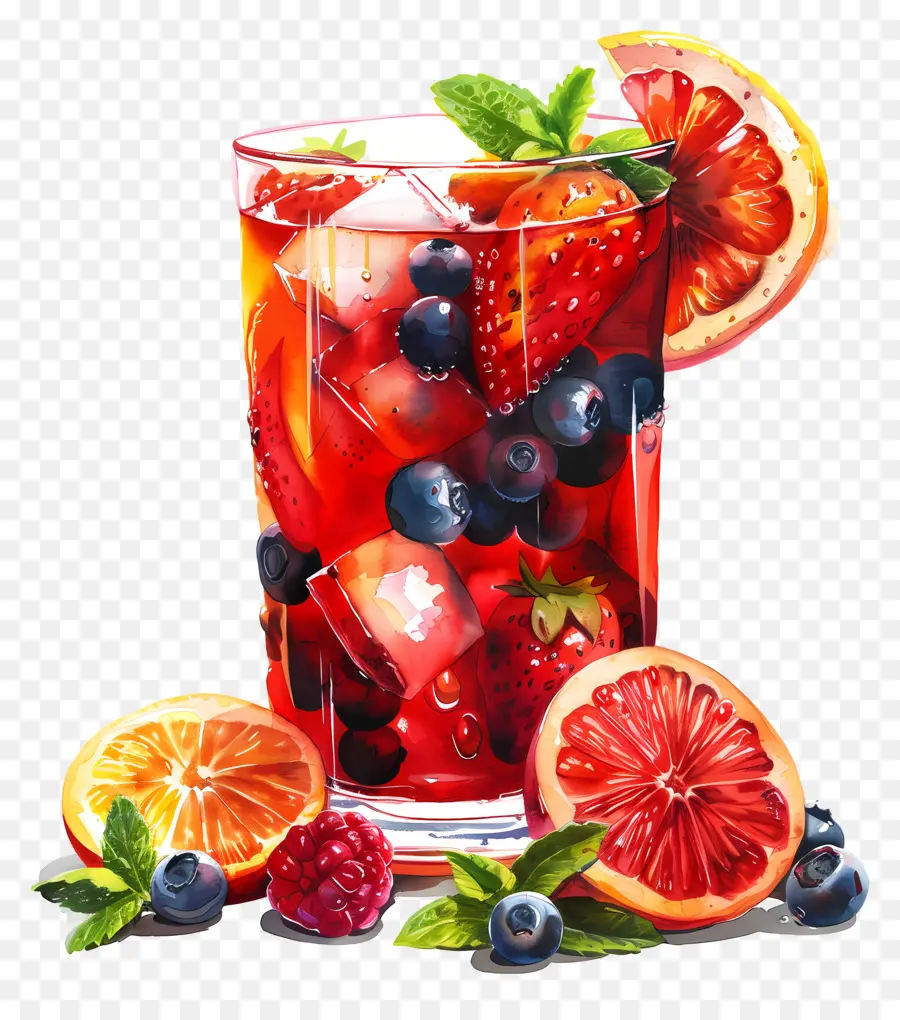 Ponche De Frutas，Bebida De Fruta PNG