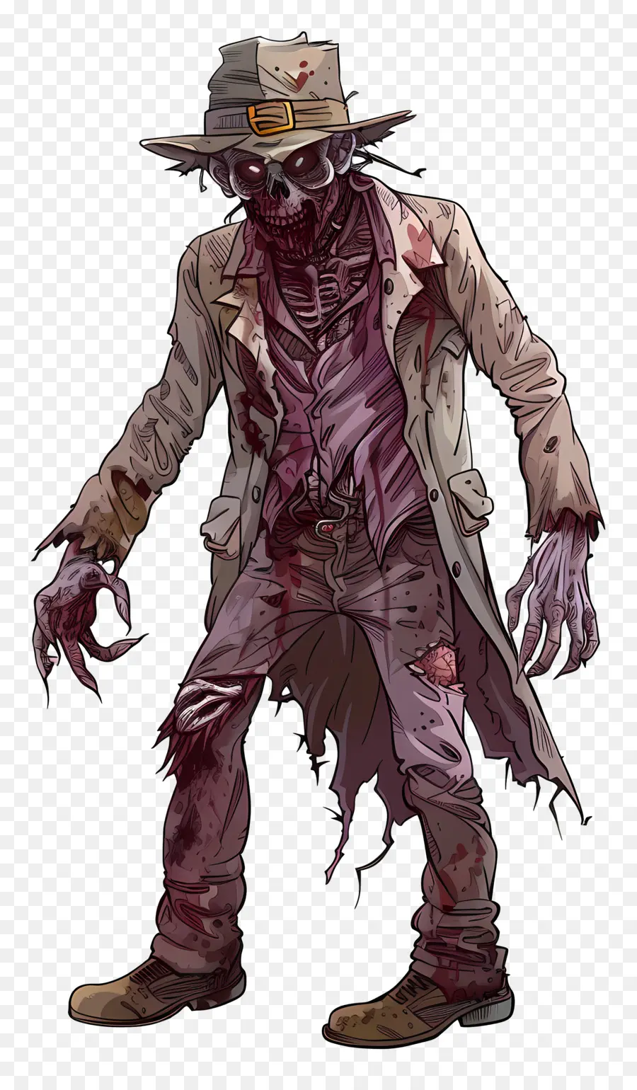 Zombie Assustador，Zombie PNG