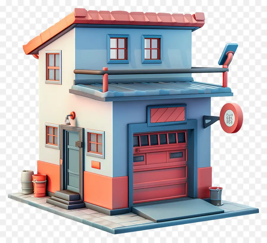 Casa Pequena E Fofa De Doodle，Prédio PNG