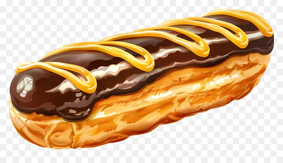 Éclair，Chocolate PNG