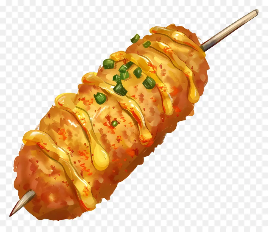 Corndog，Cachorro Quente PNG