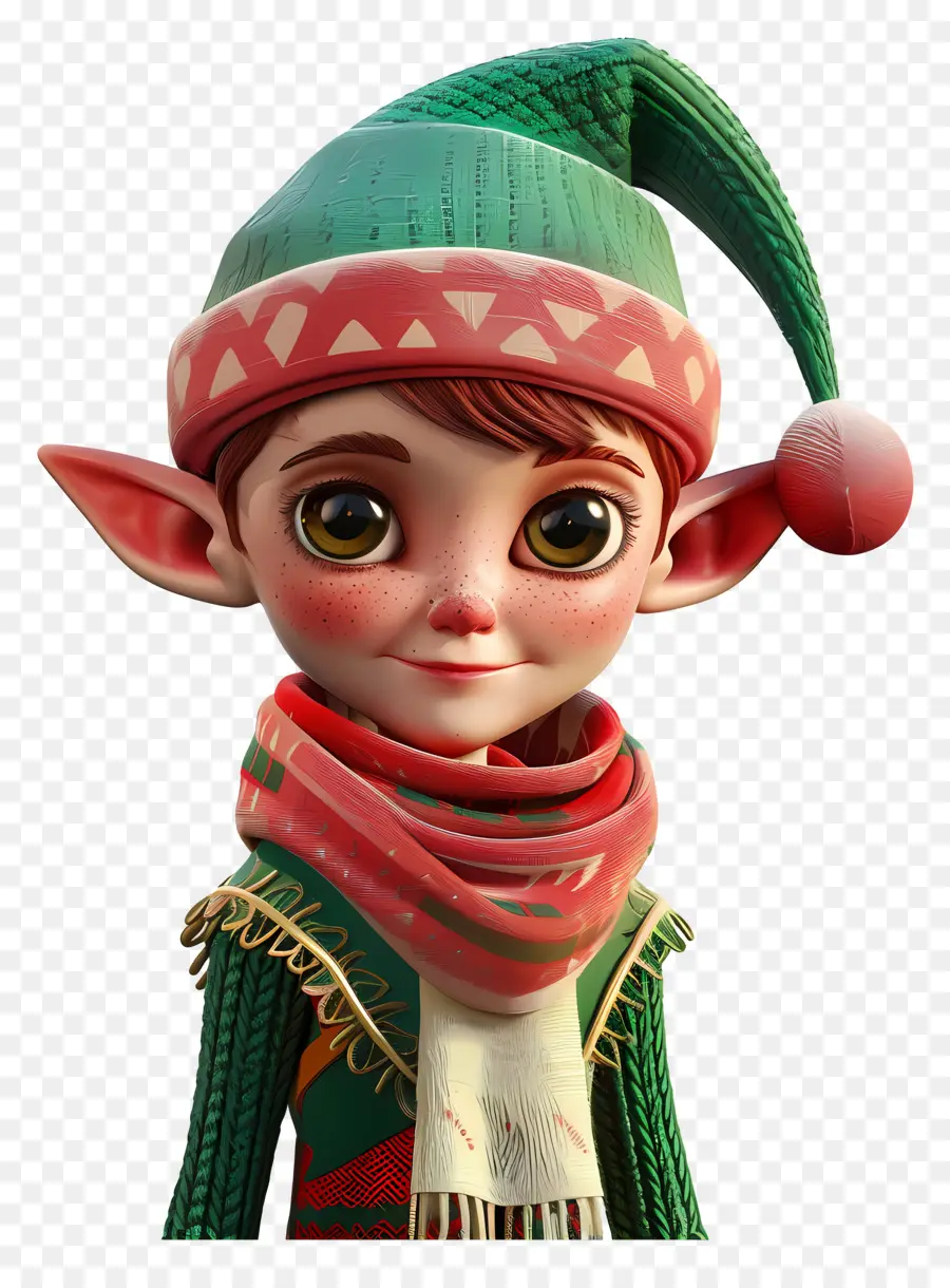 Elfo Em Lenço，Elf PNG