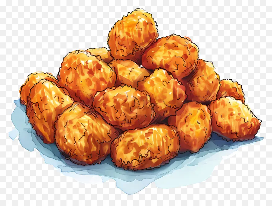 Nuggets，Nuggets De Frango Frito PNG