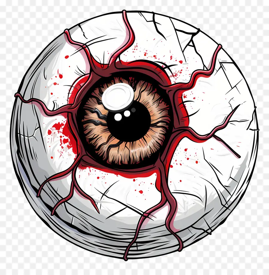 Halloween Eyelall，Olho PNG