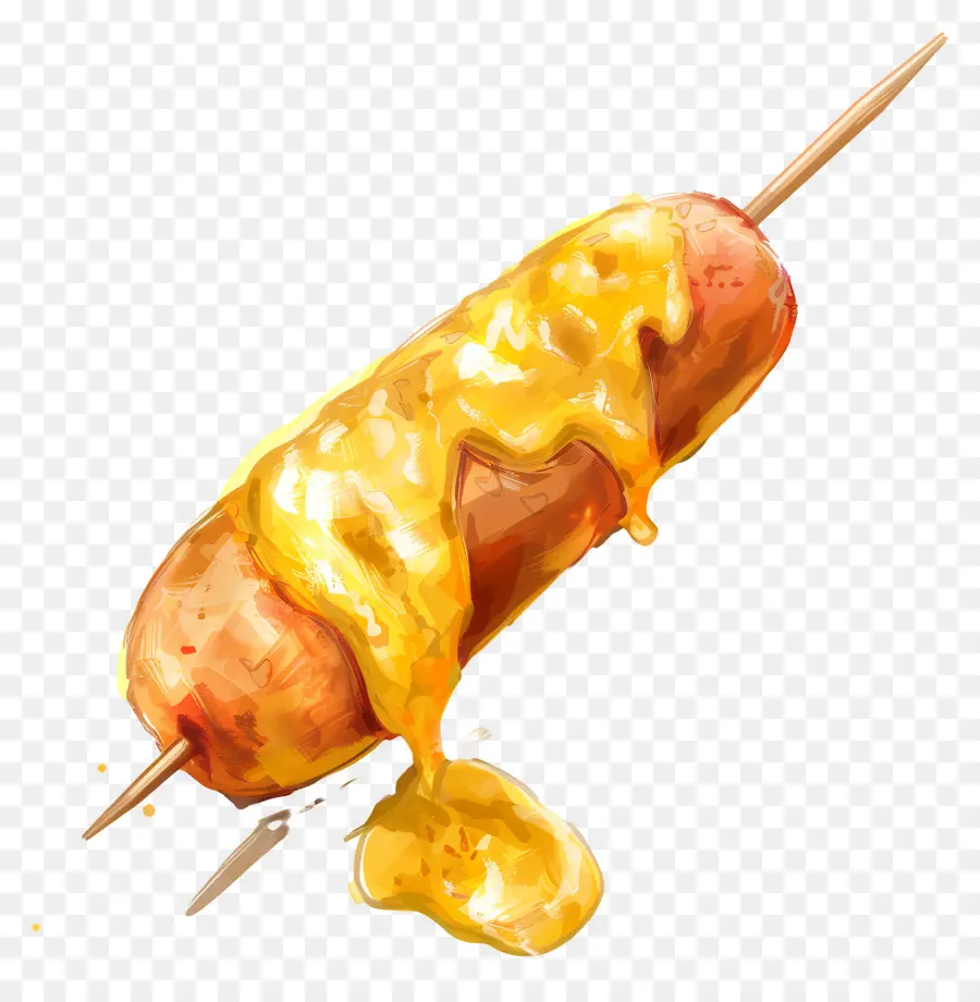 Corndog，Cachorro Quente PNG