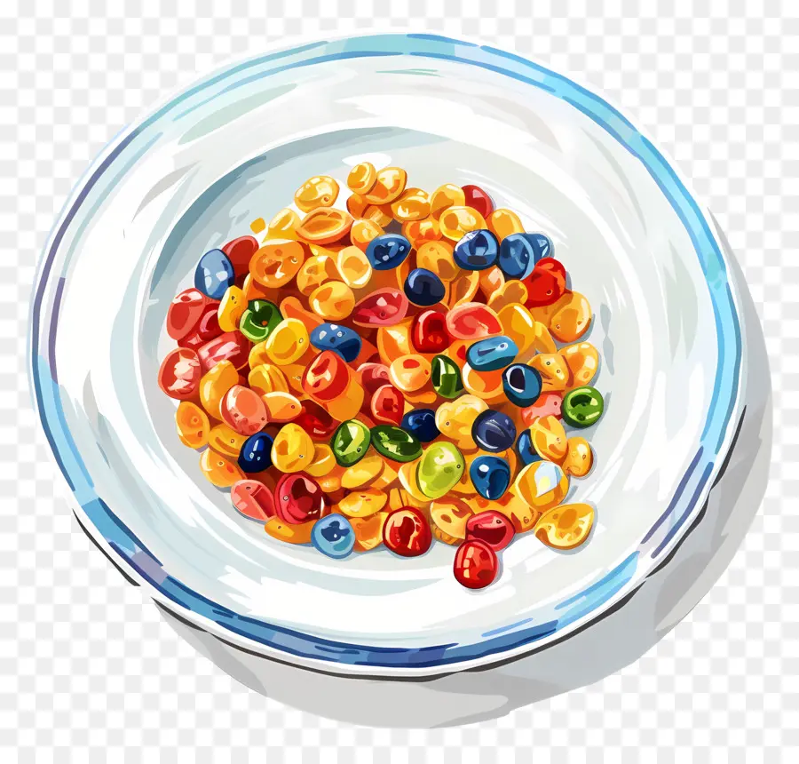 Placa De Cereal，Tigela De Cereal PNG