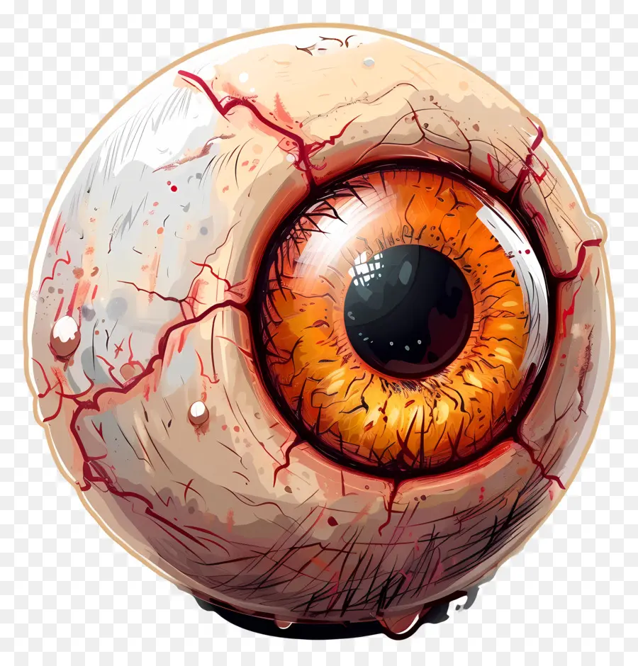 Halloween Eyelall，Gore PNG