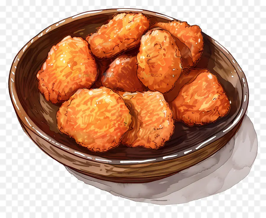 Nuggets，Nuggets De Frango Frito PNG