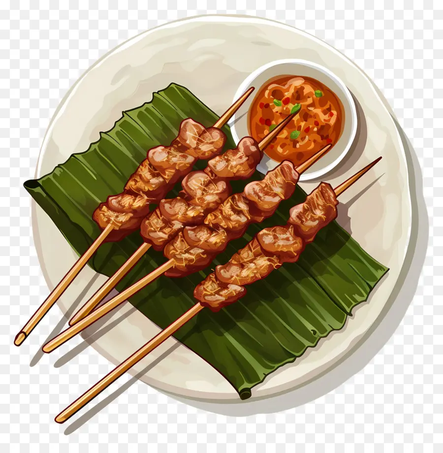 Satay，Frango Satay PNG