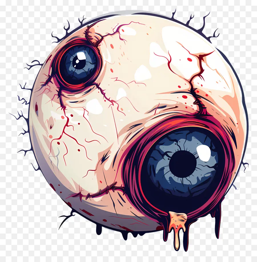 Halloween Eyelall，Monstro PNG