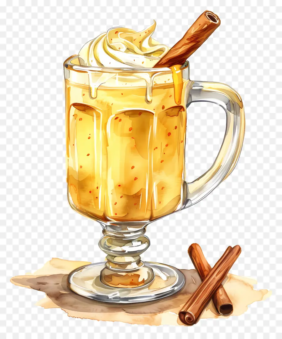 Rum Com Manteiga，Chocolate Quente PNG