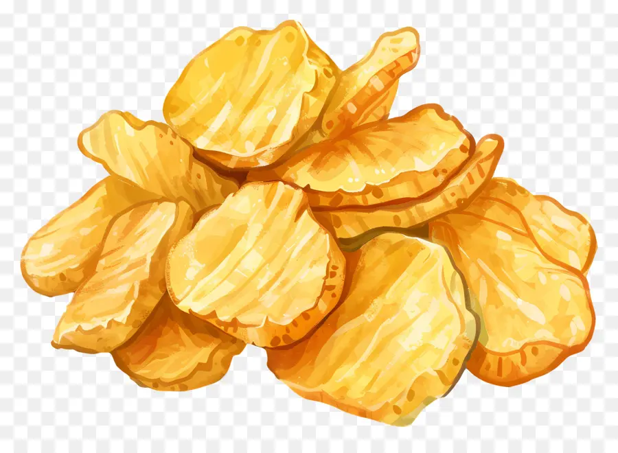 Batata Crinkles，Batata Chips PNG