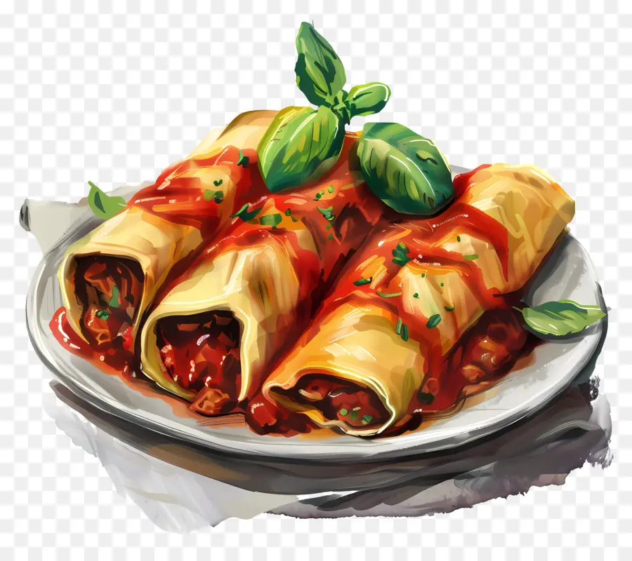 Cannelloni，Rolos De Lasanha PNG