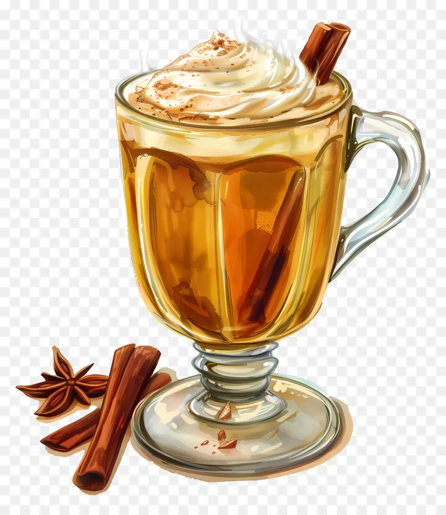 Rum Com Manteiga，Chocolate Quente PNG