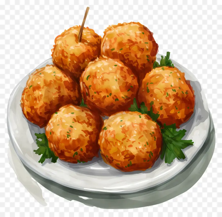 Batata Bolas，Almôndegas PNG